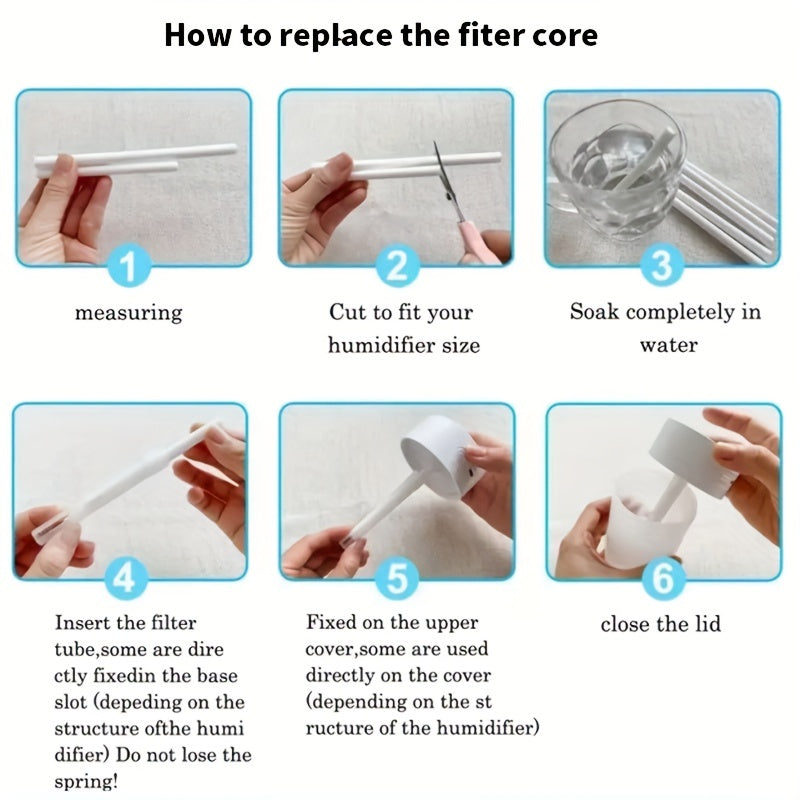 Universal Humidifier Filter Replacement Cotton Sponge Rod for Air Diffuser
