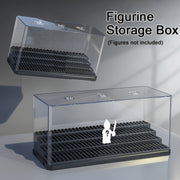 Plastic Minifigure Display Case Dustproof Organizer for Action Figures Dolls and Car Models