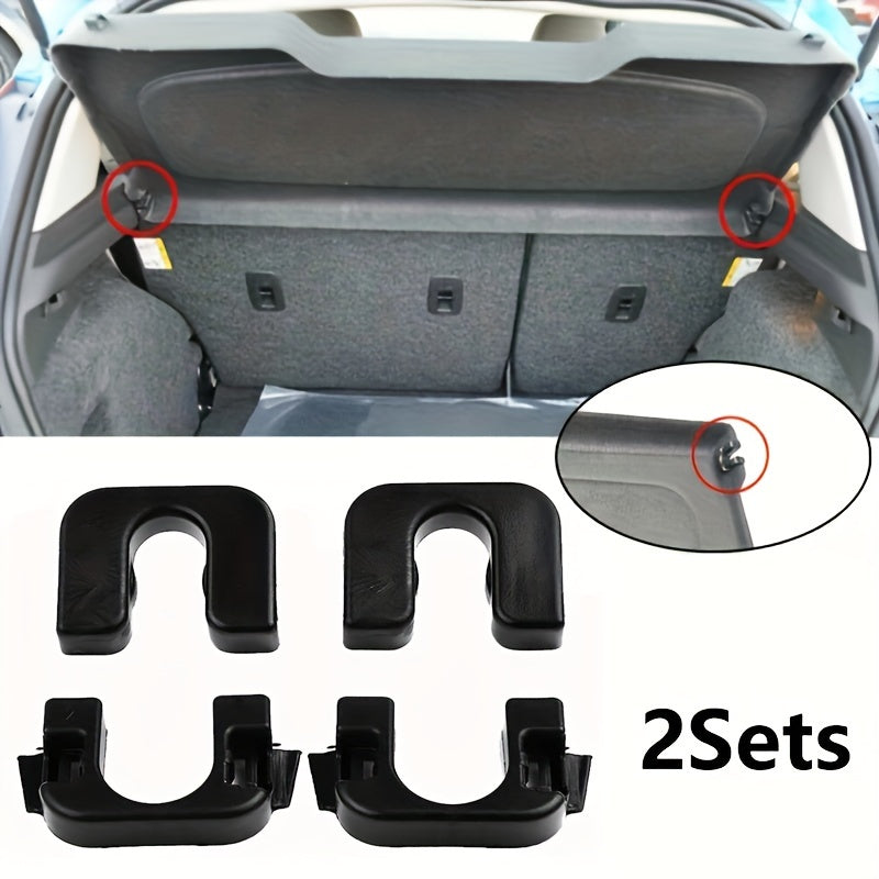 2 Sets Rear Boot Trunk Load Cover Clips for Ford Focus Mondeo Fiesta B-Max C-Max