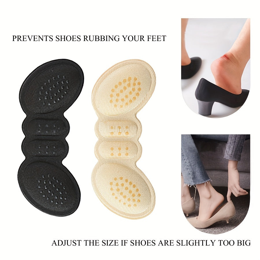 Women Clear Heel Pad Protectors 3 Pairs Adhesive Scuff Guards