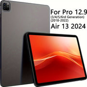 Soft TPU Back Cover for iPad Pro and Air 2024 Scratch Resistant Non-Slip Wireless Charging Compatible