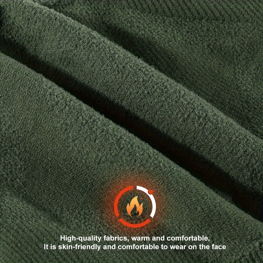 Half Face Mask Breathable Knitted Neck Gaiter for Sun Protection Moisture Wicking Outdoor Sports