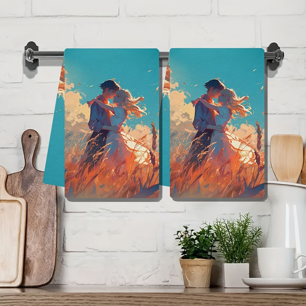 Ultra-Soft Kitchen Towels 40x60cm Absorbent Dish and Hand Towels