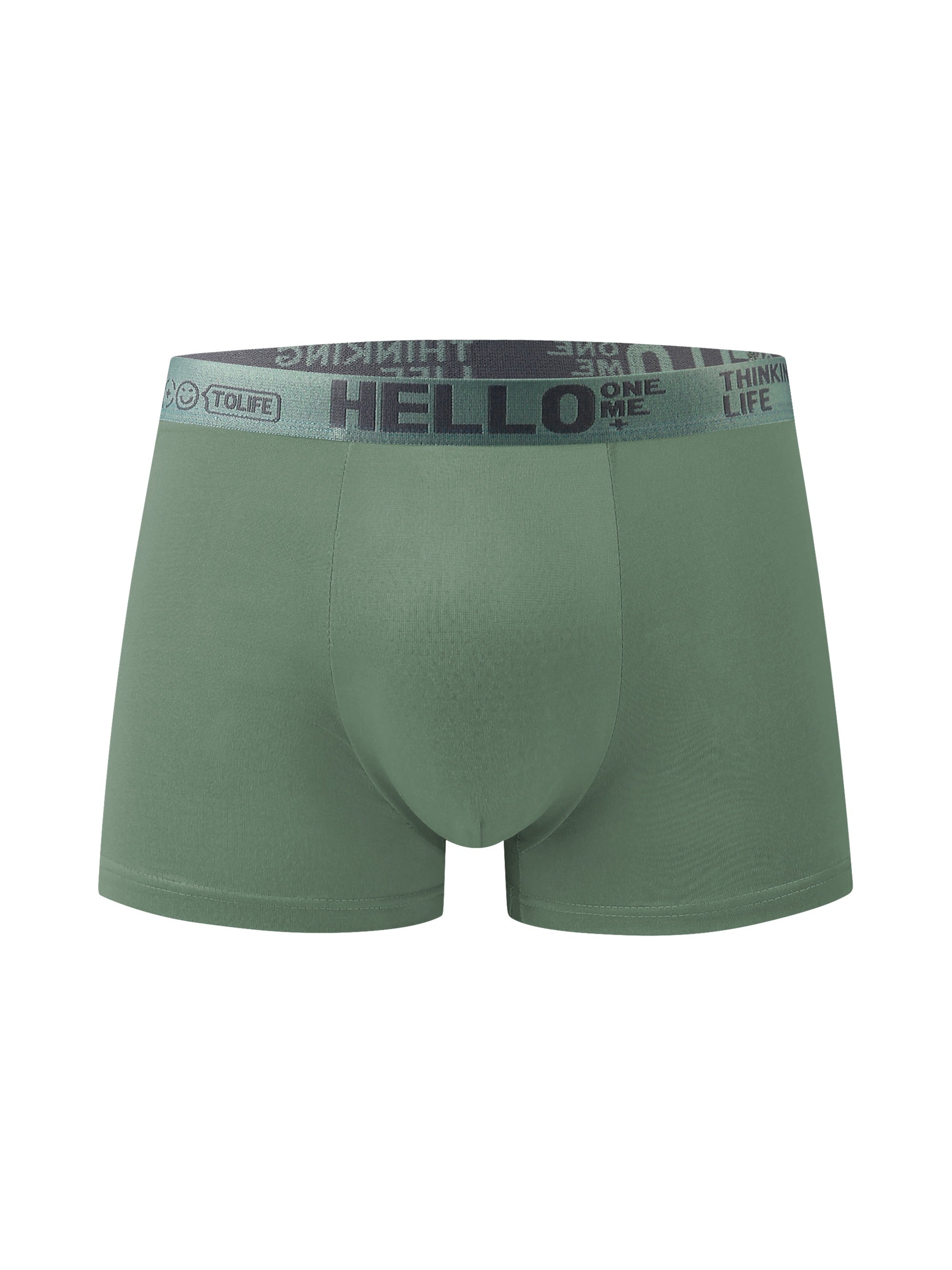 15-dona erkaklar uchun boxer shortlari, nafas oladigan polyester va spandeks aralashmasidan tayyorlangan. Yumshoq va qulay to'qilgan mato, bir rangda. 95% polyester, 5% spandeks, o'rtacha cho'zilish bilan. 130gsm og'irlik.