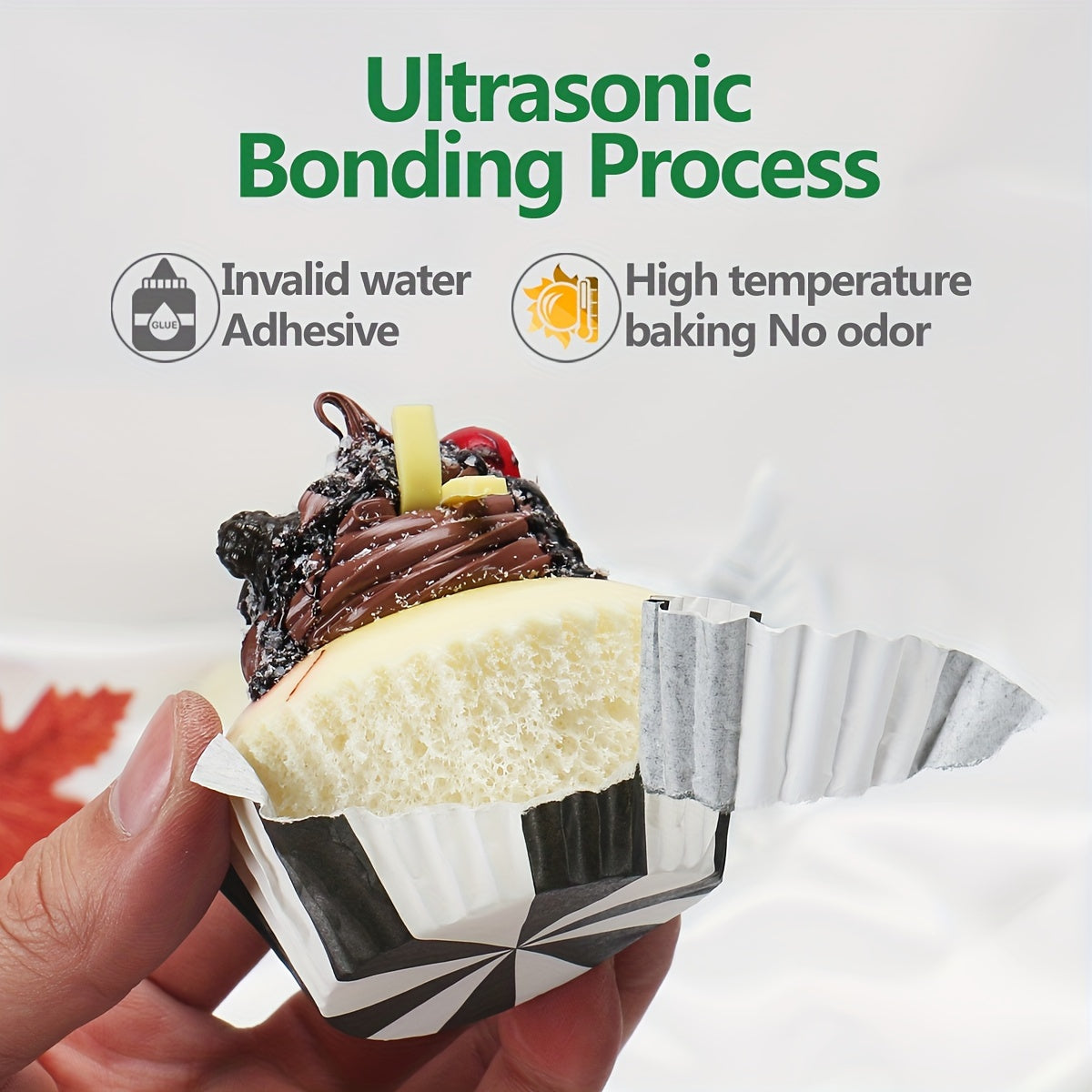 Set of 100 Black and White Disposable Muffin Cups Paper Cupcake Liners Baking Molds