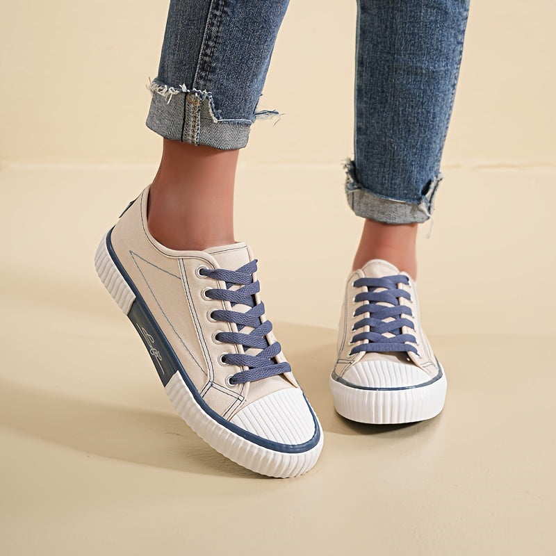 Women's White All-Season Sneakers Breathable Comfortable Versatile