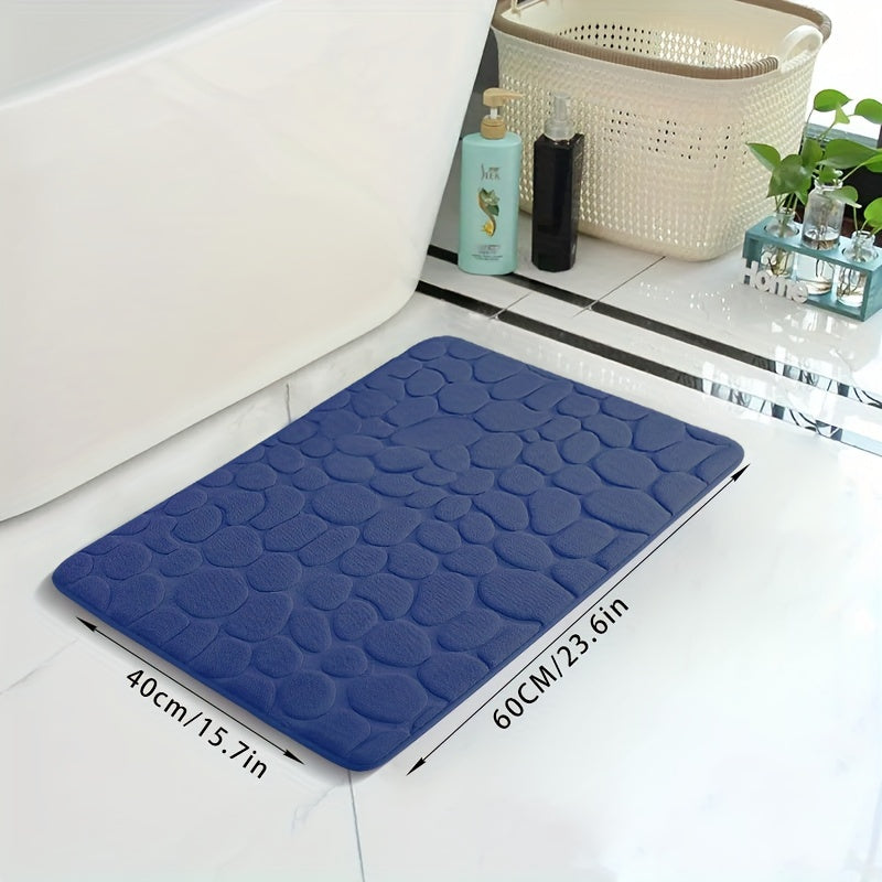 Memory Foam Bath Rug Soft Quick Dry Machine Washable Bathroom Mat