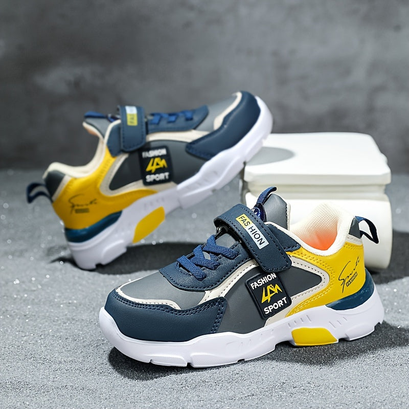 Детские дышащие массивные кроссовки для мальчиков и девочек для повседневных прогулок на свежем воздухе