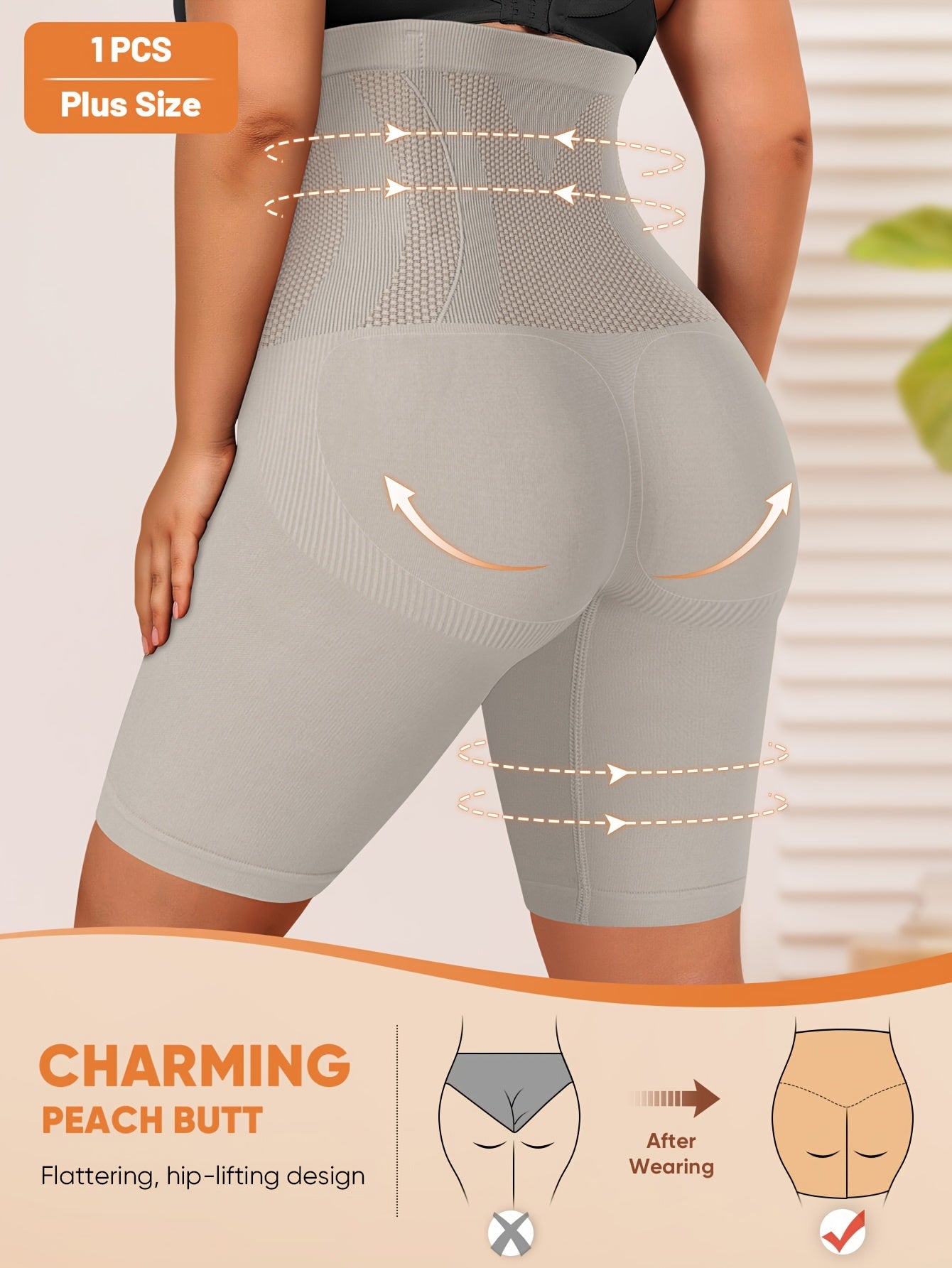 Высокая талия бесшовные корректирующие шорты для женщин, контроль живота, подъемник ягодиц, однотонный нейлон