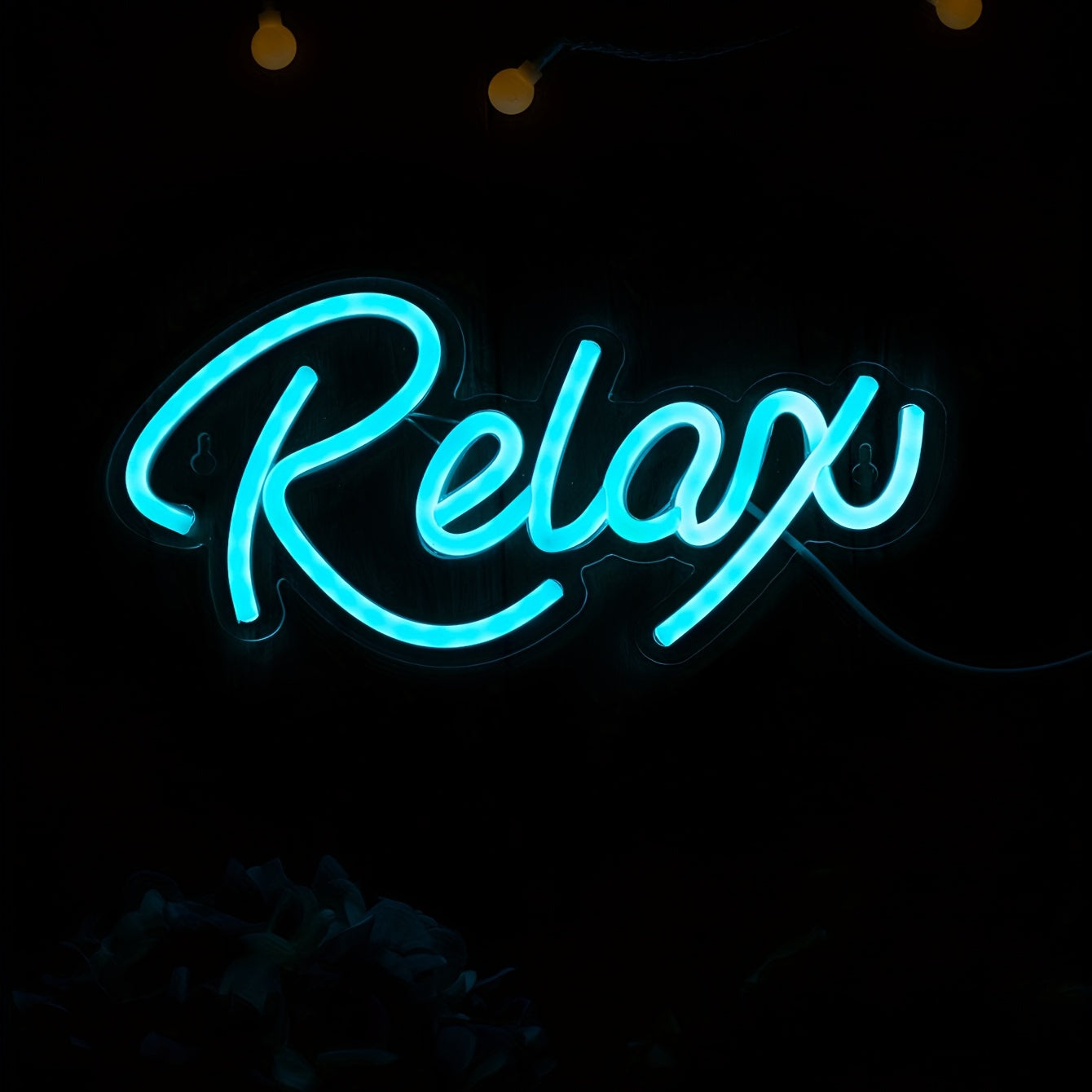 Neon Sign USB LED Light for Home Party Decor Relaxing Letter Design