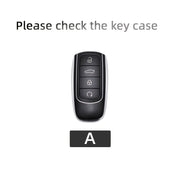 Car Key Case TPU Protective Cover for SUV Remote Key Fob Keychain