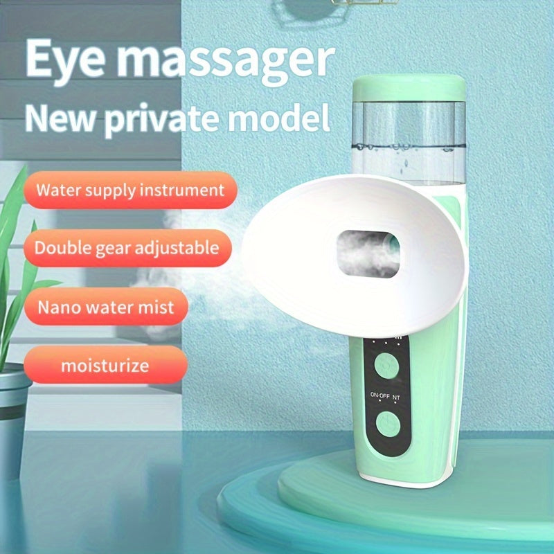 Hot Cold Eye Mist Humidifier USB Rechargeable Portable Nano Mist