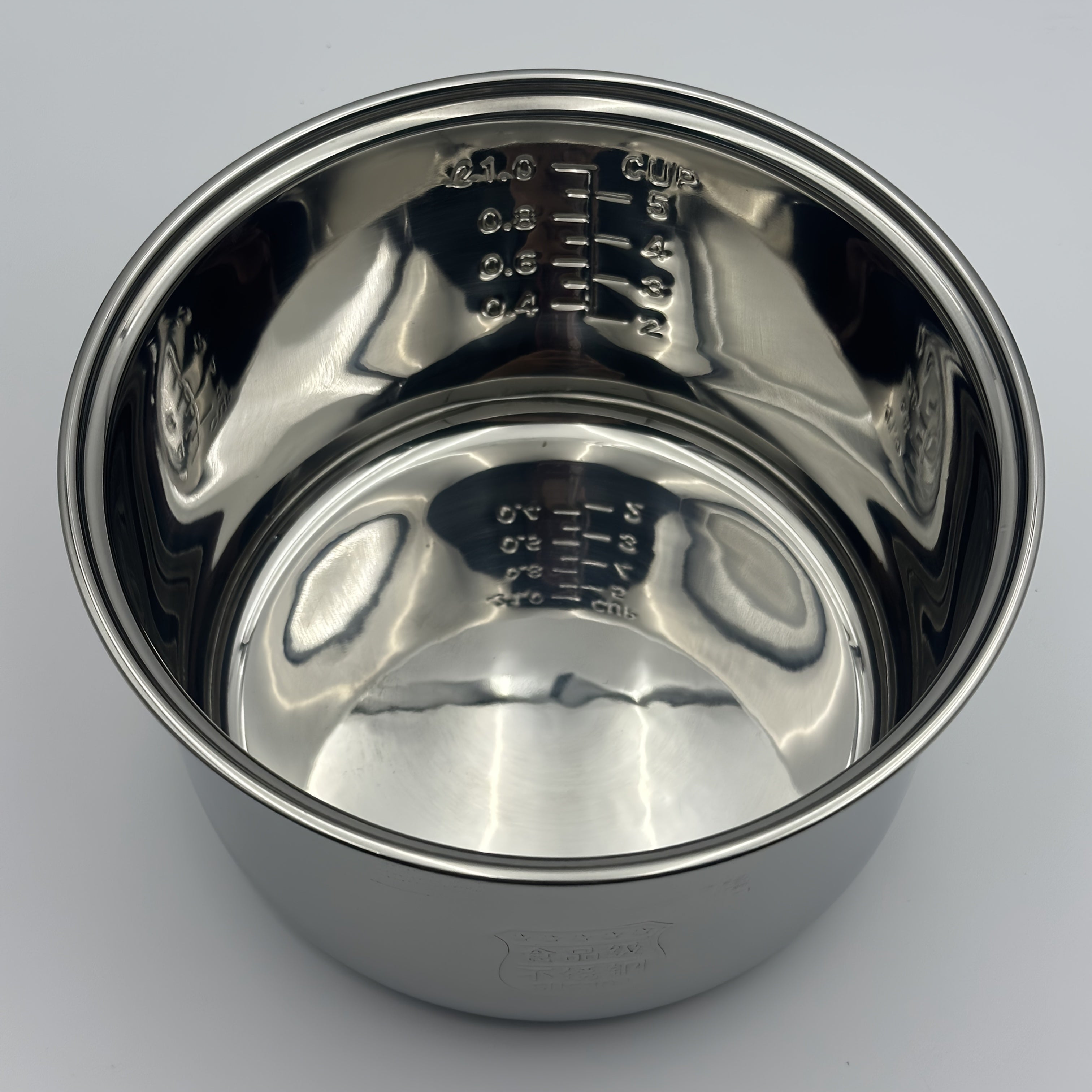 Stainless Steel Inner Pot 2L for Rice Cookers Food Safe Replacement Bowl