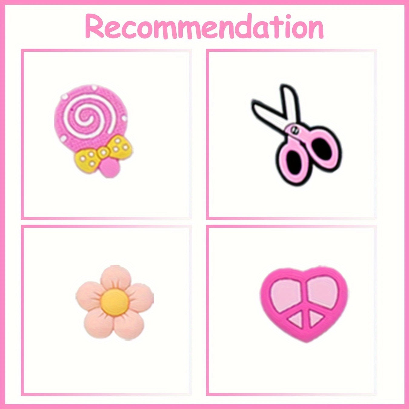 Kids Girls Pink Charm Bracelet Set with Shoe Jewelry and Watch Charms