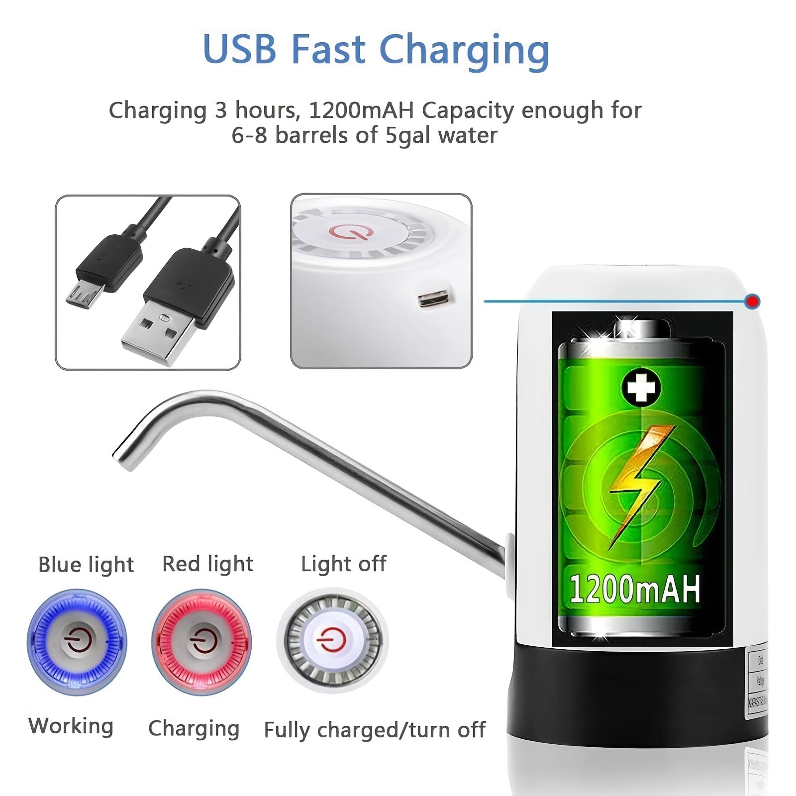 Ofis, uy, oshxona uchun 18.93L shishalar uchun avtomatik sovuq nasos bilan mini suv tarqatuvchi