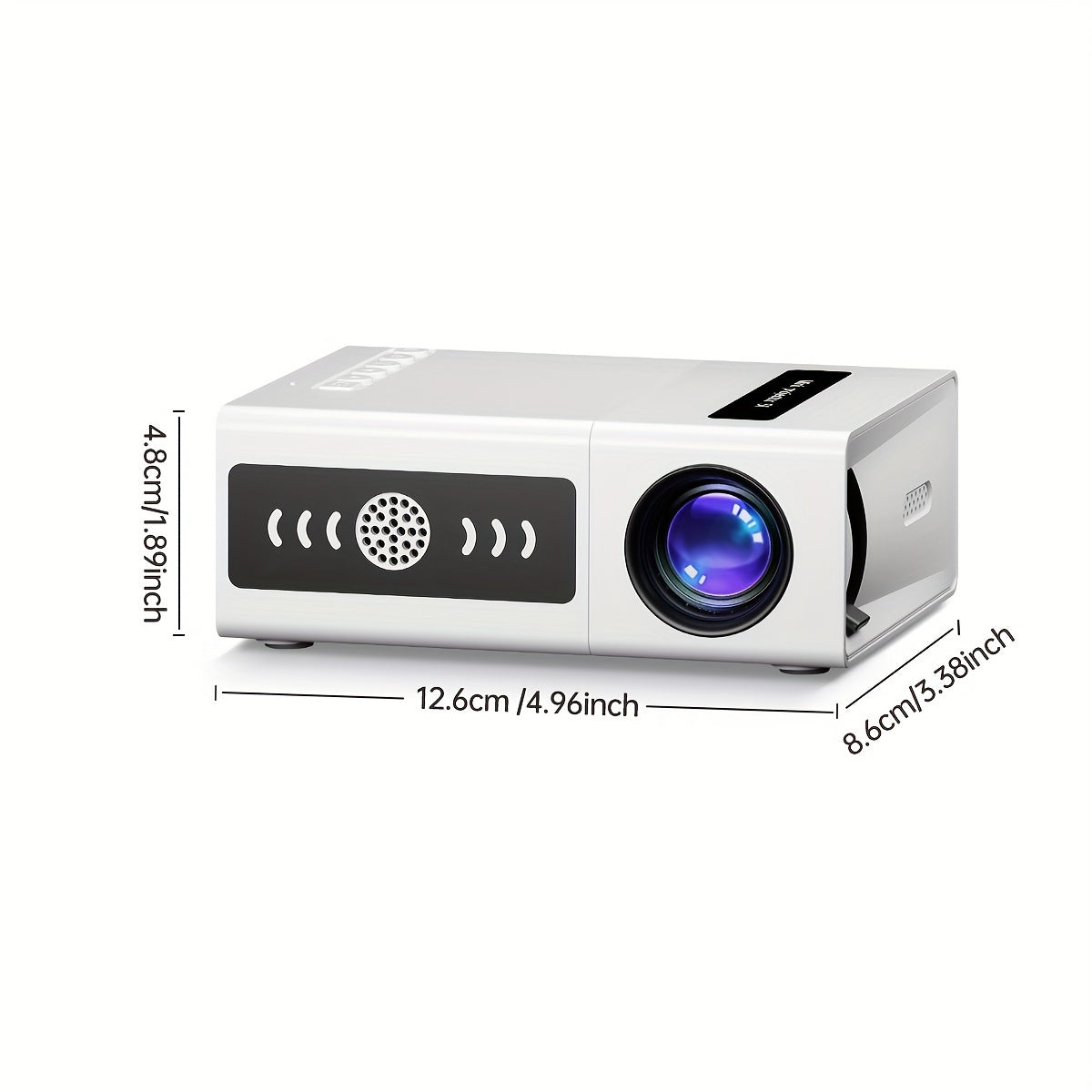 Домашний кинотеатр Проектор Поддержка 1080P Компактный Портативный Смартфон USB AV SD