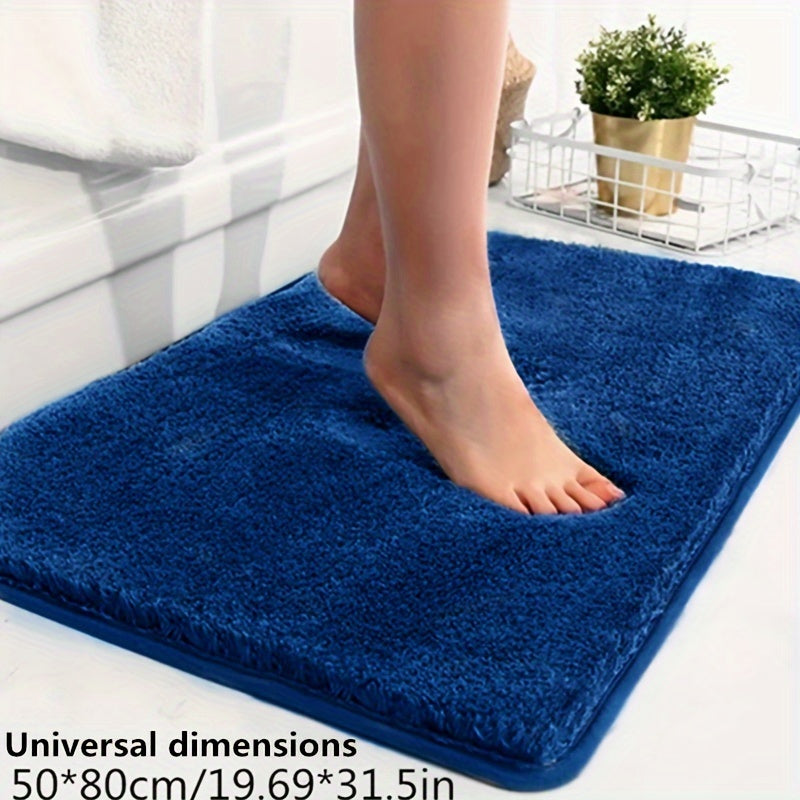Thickened Plush Absorbent Non-Slip Bathroom Bathtub Rug