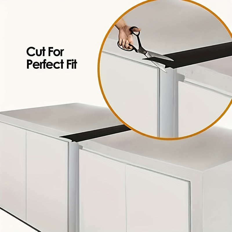 Silicone Kitchen Gap Cover 2-Pack Heat-Resistant Waterproof Stain-Proof