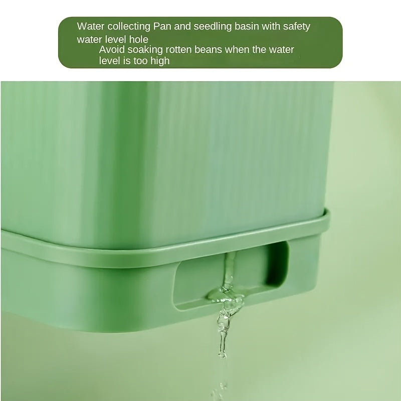 Plastic Seedling Tray for Microgreens and Vegetables 19.99x9.5x15.01cm with Drainage