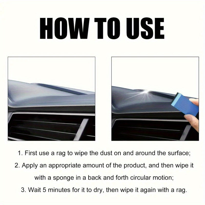 Car Interior Plastic Restorer ABS Resin Based Lasts 2-3 Years