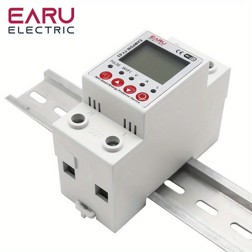 Smart Circuit Breaker with Earth Leakage Over Voltage Under Voltage Protection Energy Meter Remote Control