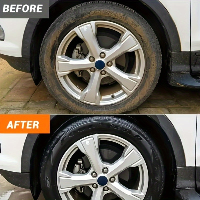 Long-Lasting Tire Shine and Protection Wax for Durable Gloss and Anti-Aging