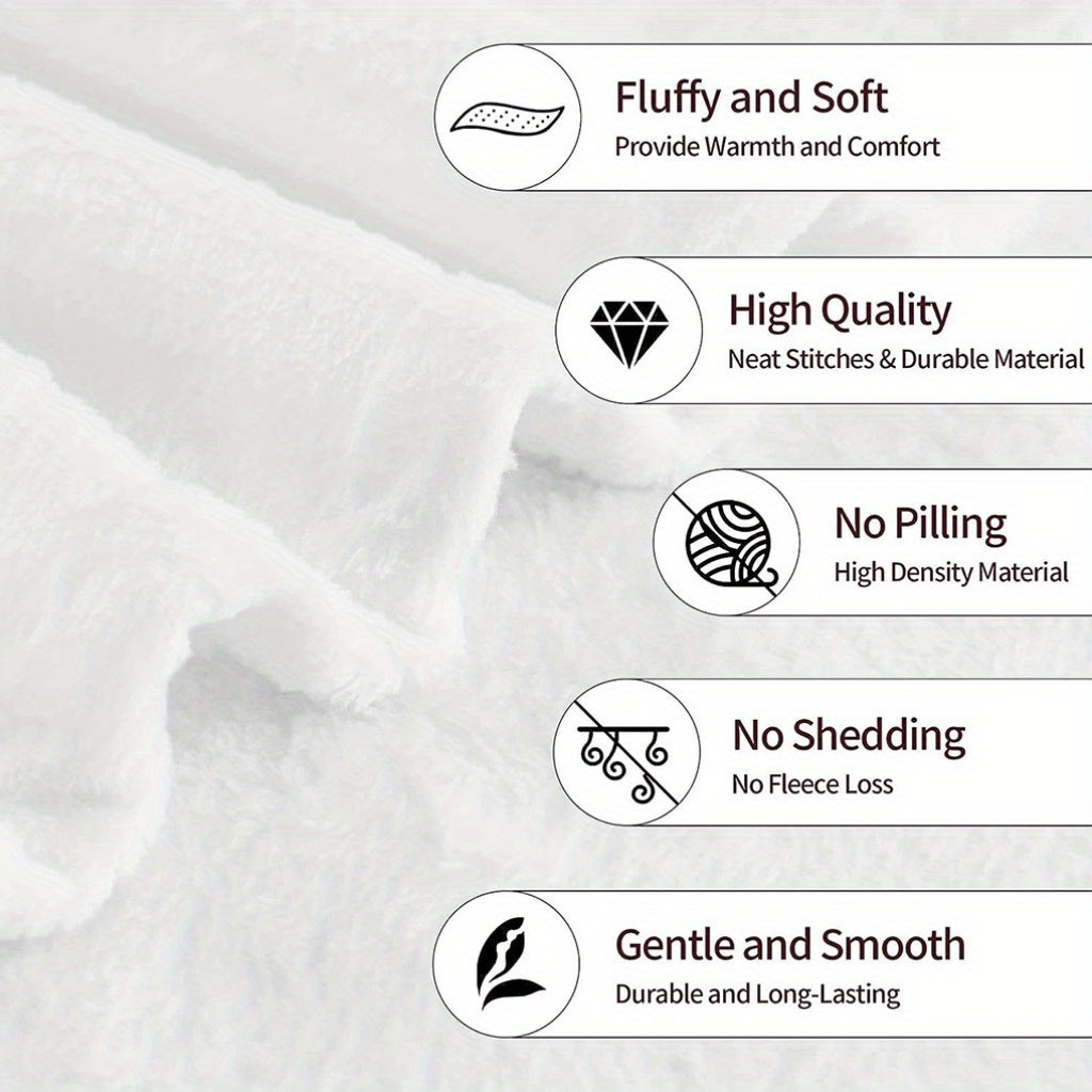 Elephant Print Flannel Throw Blanket Lightweight Plush Sofa Blanket for All Seasons