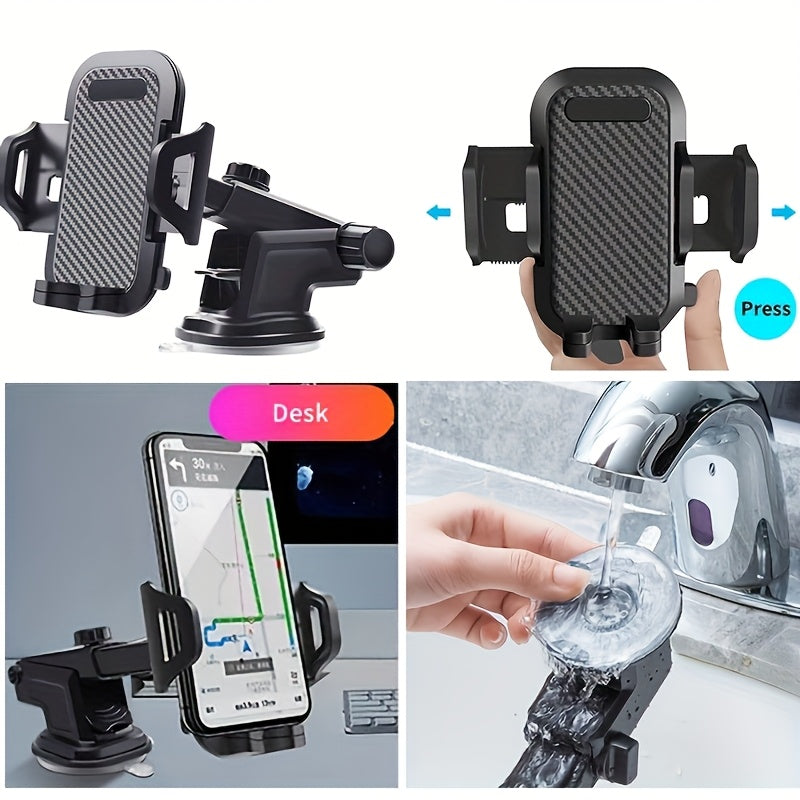 Soporte universal para teléfono de coche con ventosa para tablero y navegación