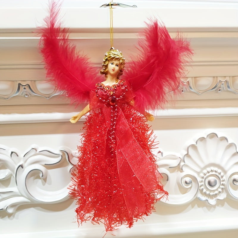 Christmas Angel Plush Ornament for Kids Tree Decoration Gift