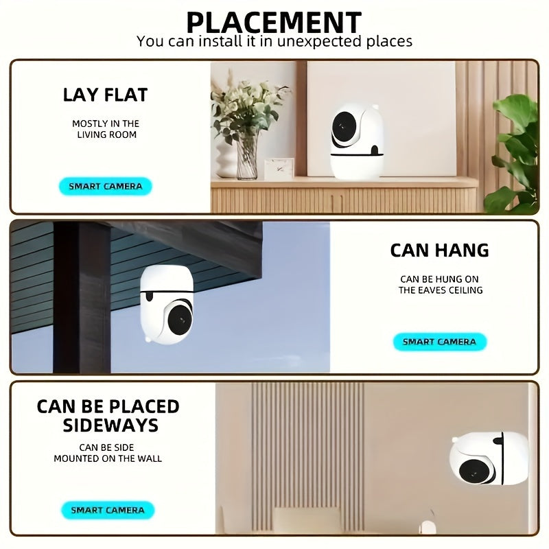 Indoor Security Camera 1080P Wireless Night Vision Motion Detection Two-Way Audio