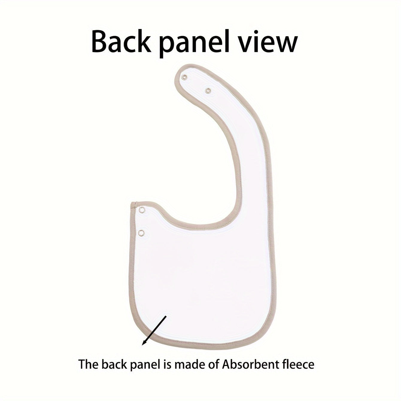 Set of 8 Cotton Gauze Baby Bibs Absorbent Breathable Soft Multi-Color Adjustable Snap