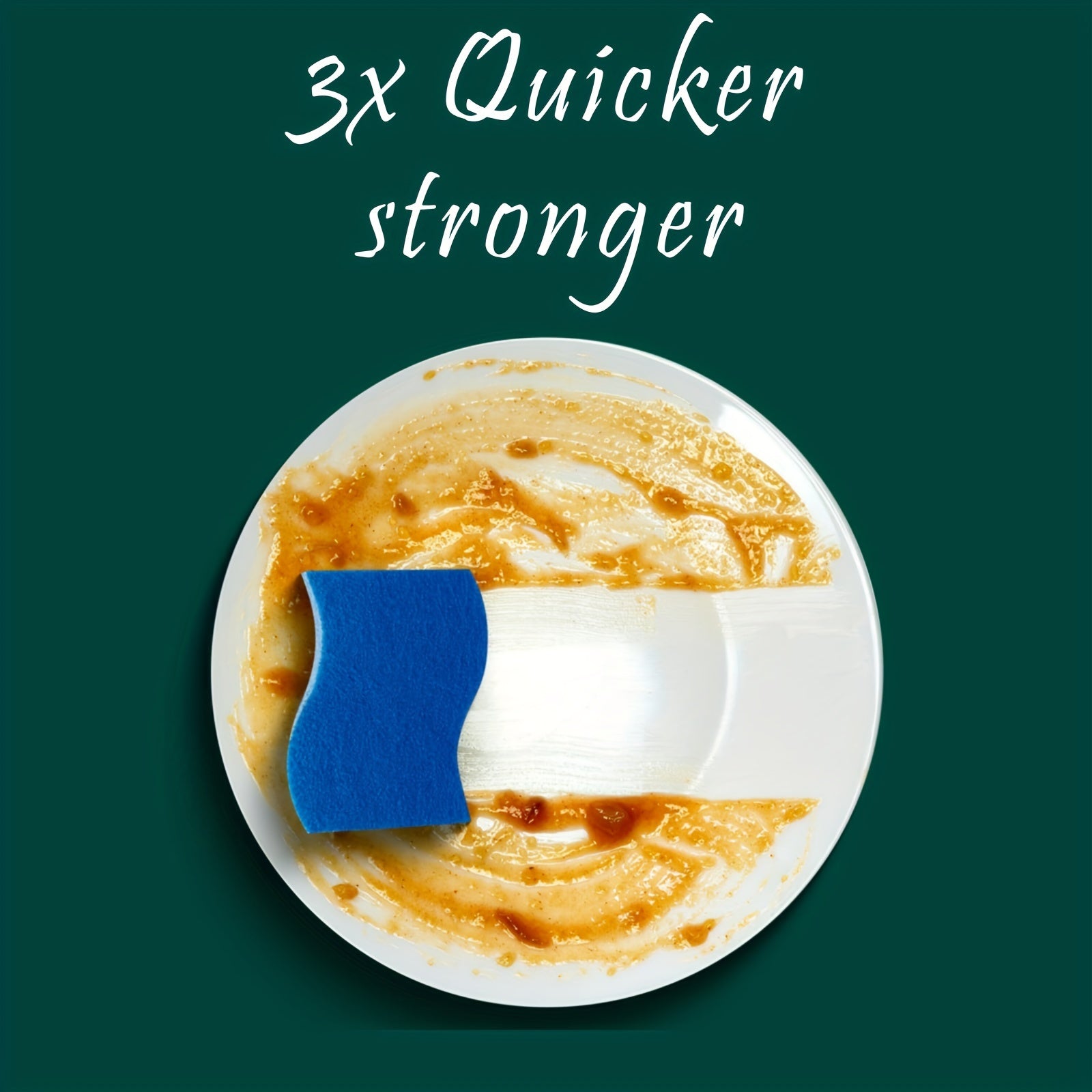 Tovoq va tozalash uchun 4, 6 yoki 12 ta Multipack Scrubbing Sponges, ikki tomonlama, chizilmasiz