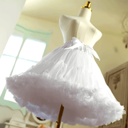 Women’s Fluffy Chiffon Ballet Skirt with Elastic Waist for Cosplay and Tutu