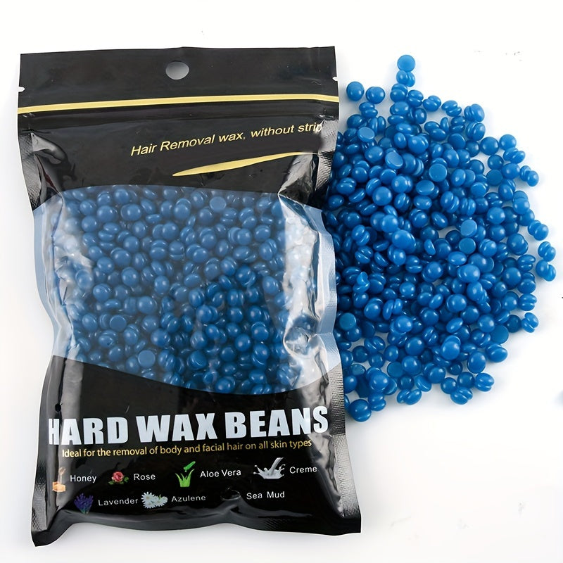 Unisex Hard Wax Beans 100g Hypoallergenic Honey-Based for Hair Removal