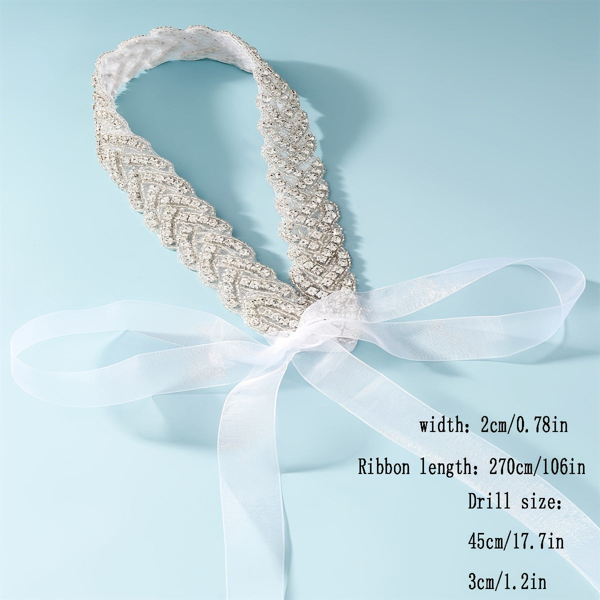 Women's Bridal Waist Chain Faux Pearl Rhinestone Girdle for Wedding Dresses