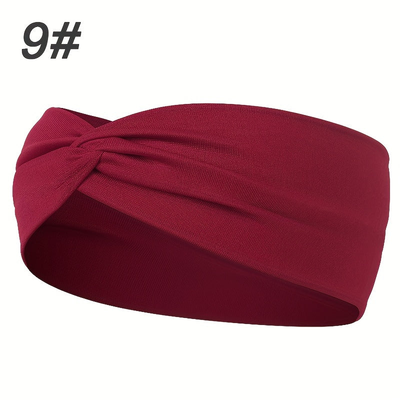 Ayollar uchun bir rangli burmalangan soch to'rva elastik terlash bantlari