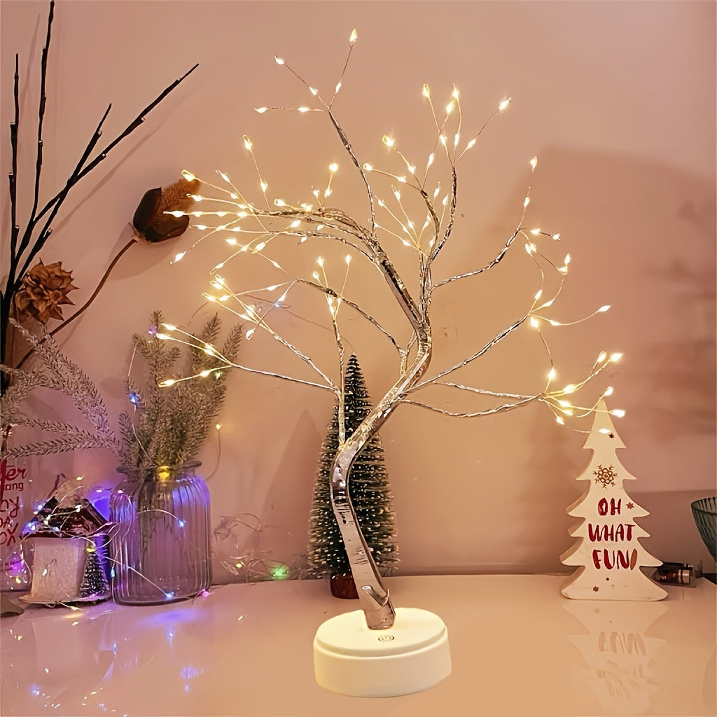 20 Inch LED Bonsai Tree Night Light with 108 Lights for Home Decor and Parties