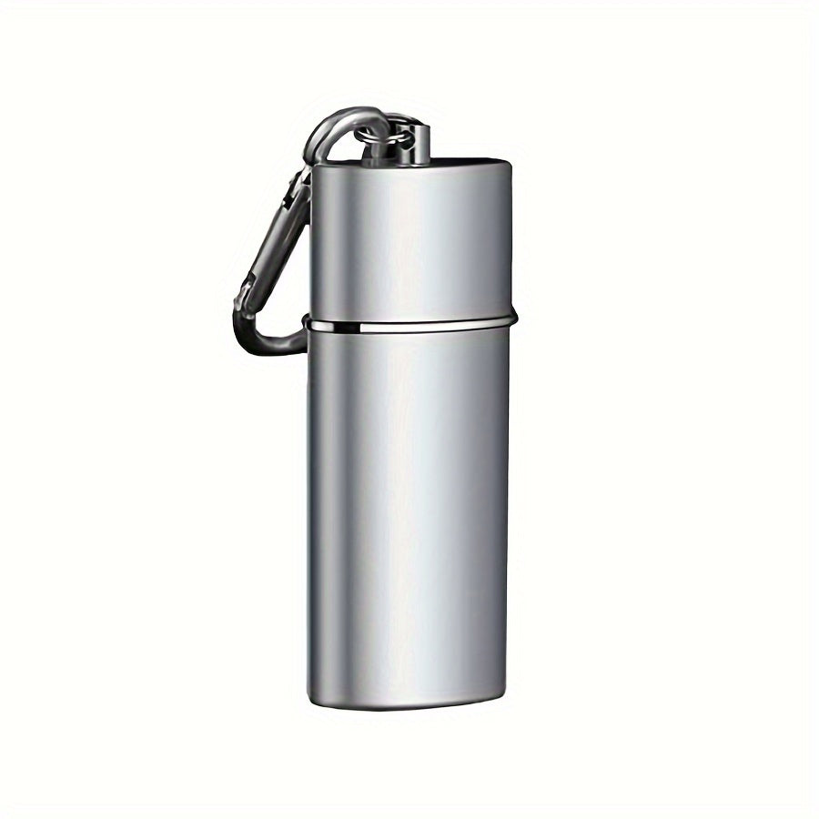 Unisex portativ metall choynak cho‘plagi, qopqog‘ va kompakt dizayn