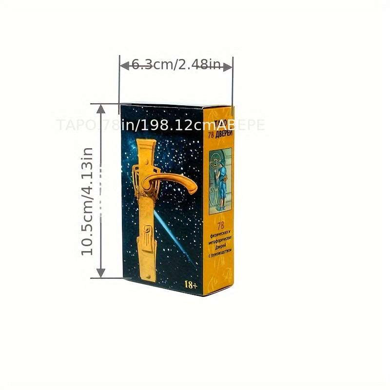 Juego de cartas de tarot ruso, baraja de 78 cartas para mayores de 14 años