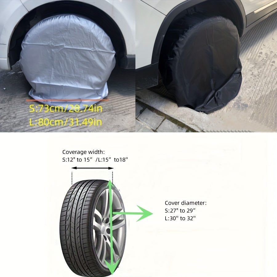 4 ta to'plam suv o'tkazmaydigan g'ildirak qoplami, RV treyler kemasi uchun korroziyaga qarshi himoya qiluvchi