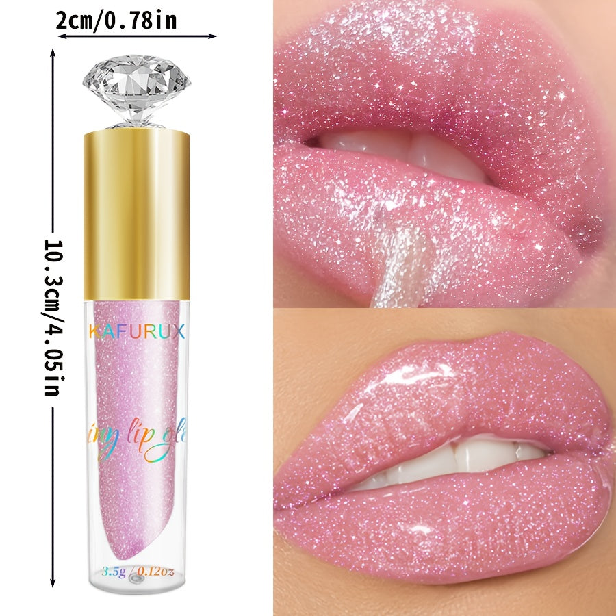 Women's Waterproof Lip Glaze Non-Sticky Pearlescent Shine Vibrant Colors