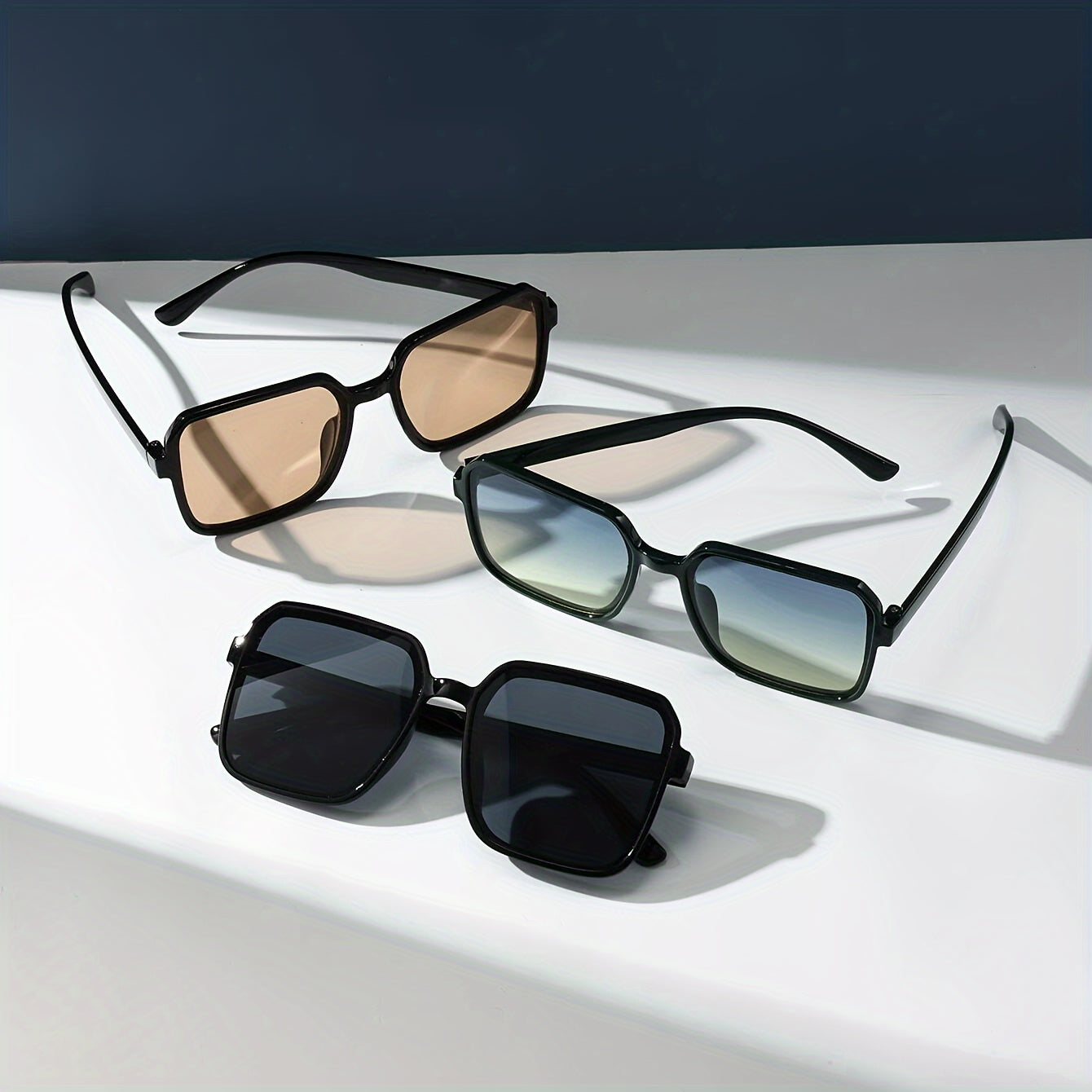 Gafas cuadradas para mujer estilo Y2K, coloridas, para eventos al aire libre y festivales