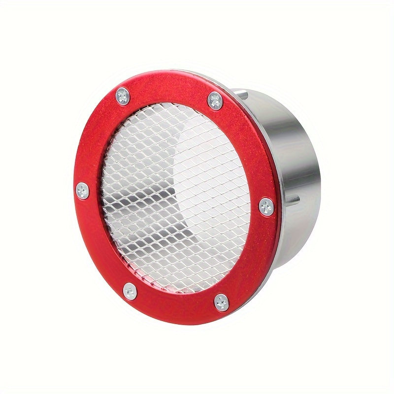 Universal avtomobil poyga havo kanali quvuri grill bumper vent alüminium qoplama 76MM