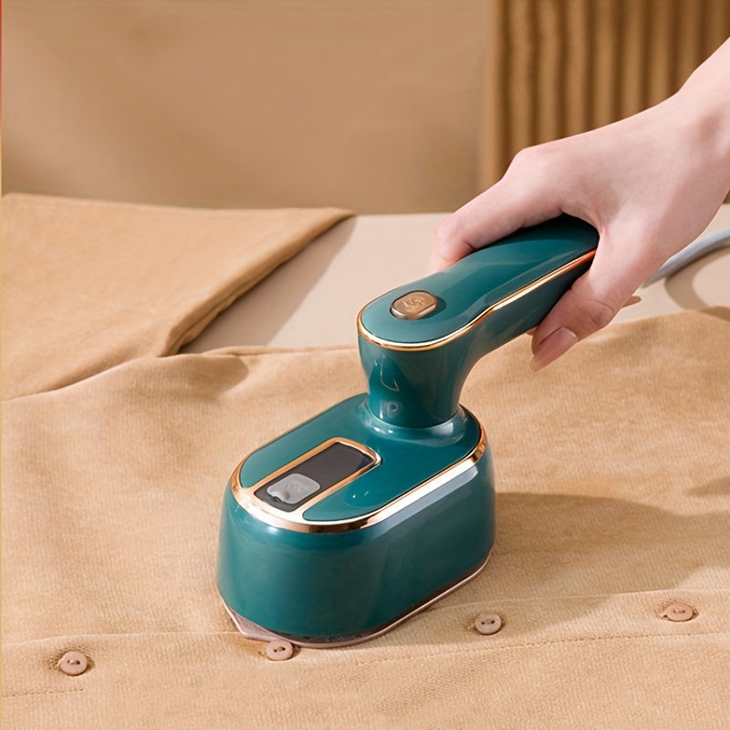 Vaporizador de mano portátil con mango plegable y plancha giratoria para viajes y hogar