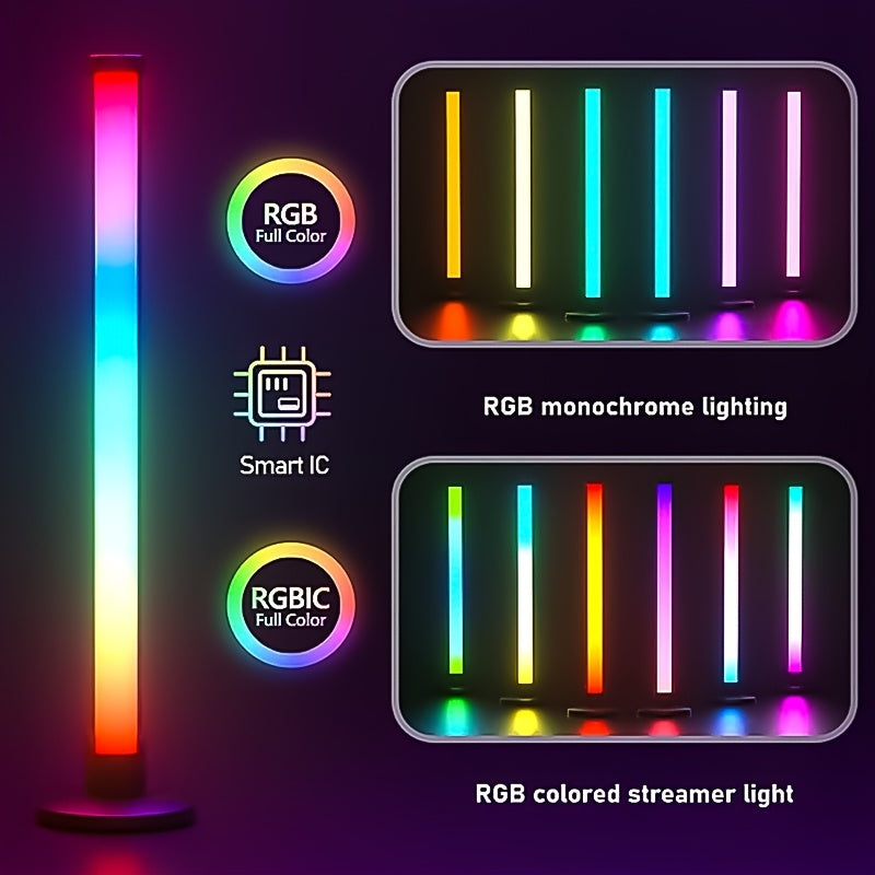 1/2 Pack RGB LED Light Strip with App Control Music Sync Backlight for TV Bedroom Gaming