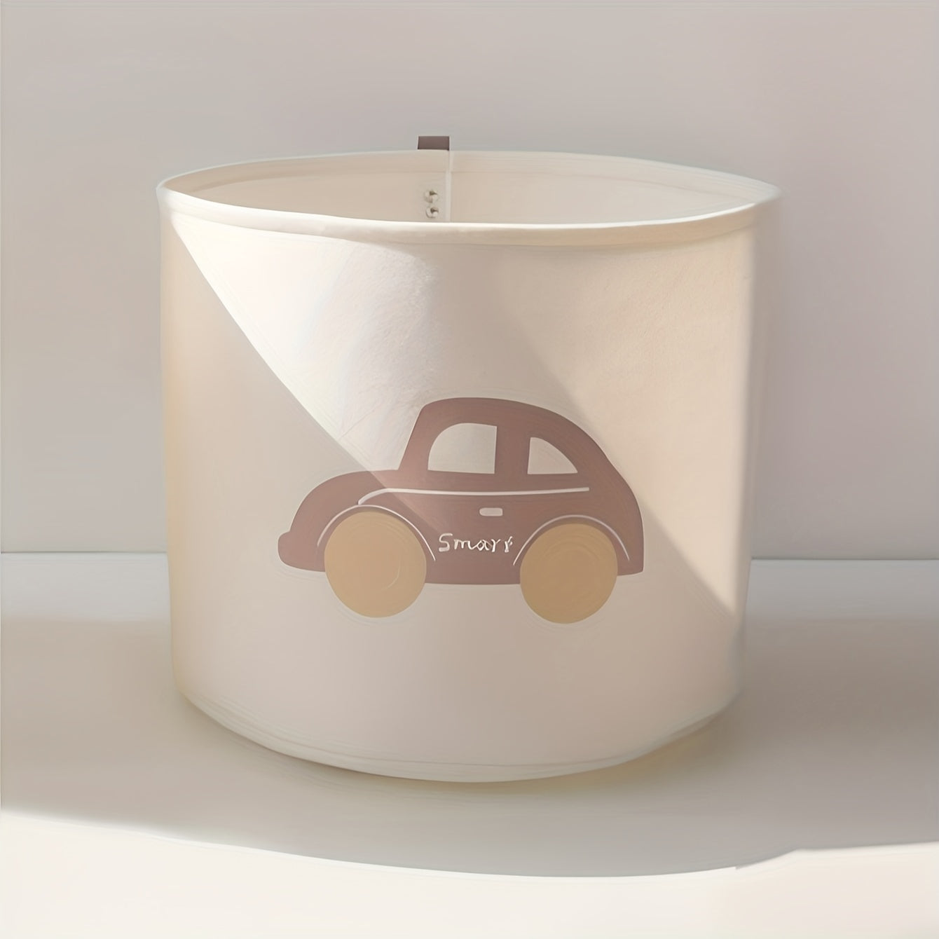 Car-Themed Large Capacity Foldable Toy Storage Basket for Clothes and Toys