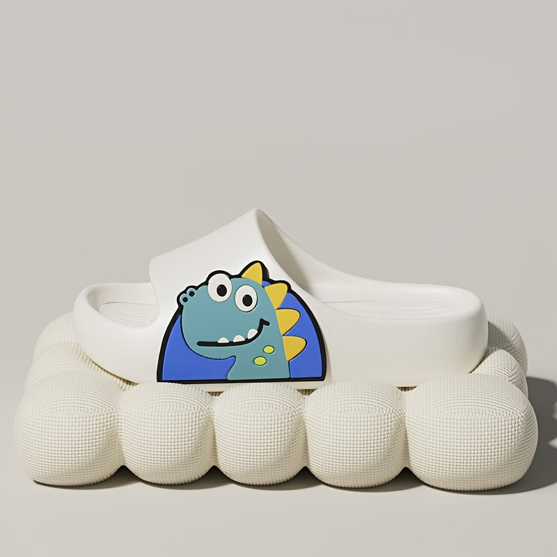 Kids' Cartoon Dinosaur Slides Waterproof Anti-Slip EVA Indoor Outdoor Casual Shoes