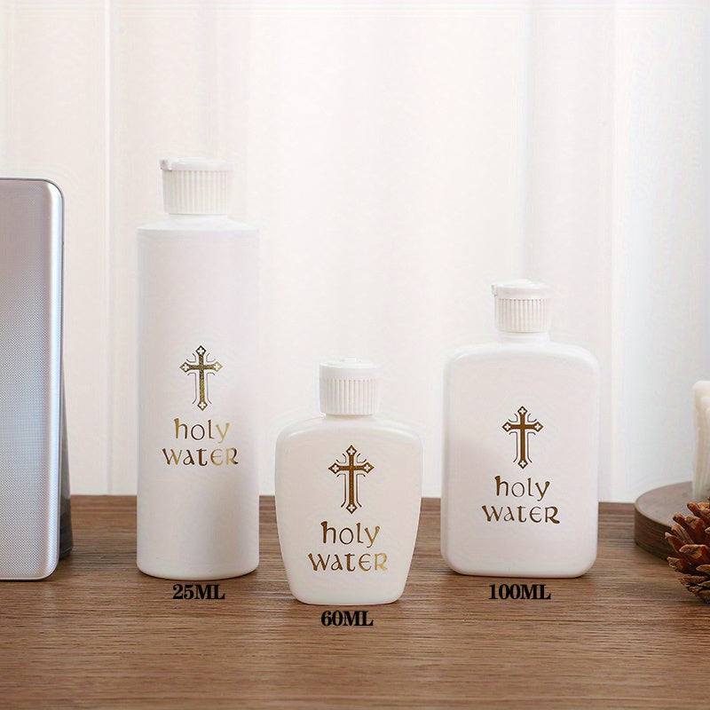Доступные размеры: большие, средние и маленькие бутылки с святой водой, изготовленные из христианского качественного материала для использования в молитвенных комнатах церкви и в качестве домашних украшений.