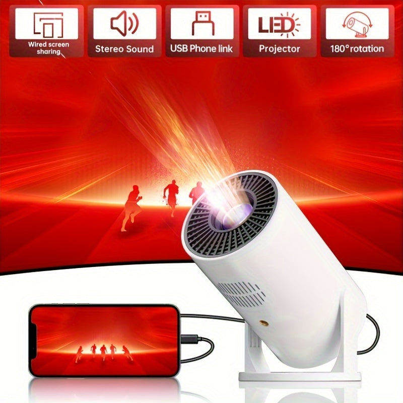 Mini 1080P LCD Home Theater Projector 3D Ready Compact HDMI Compatible