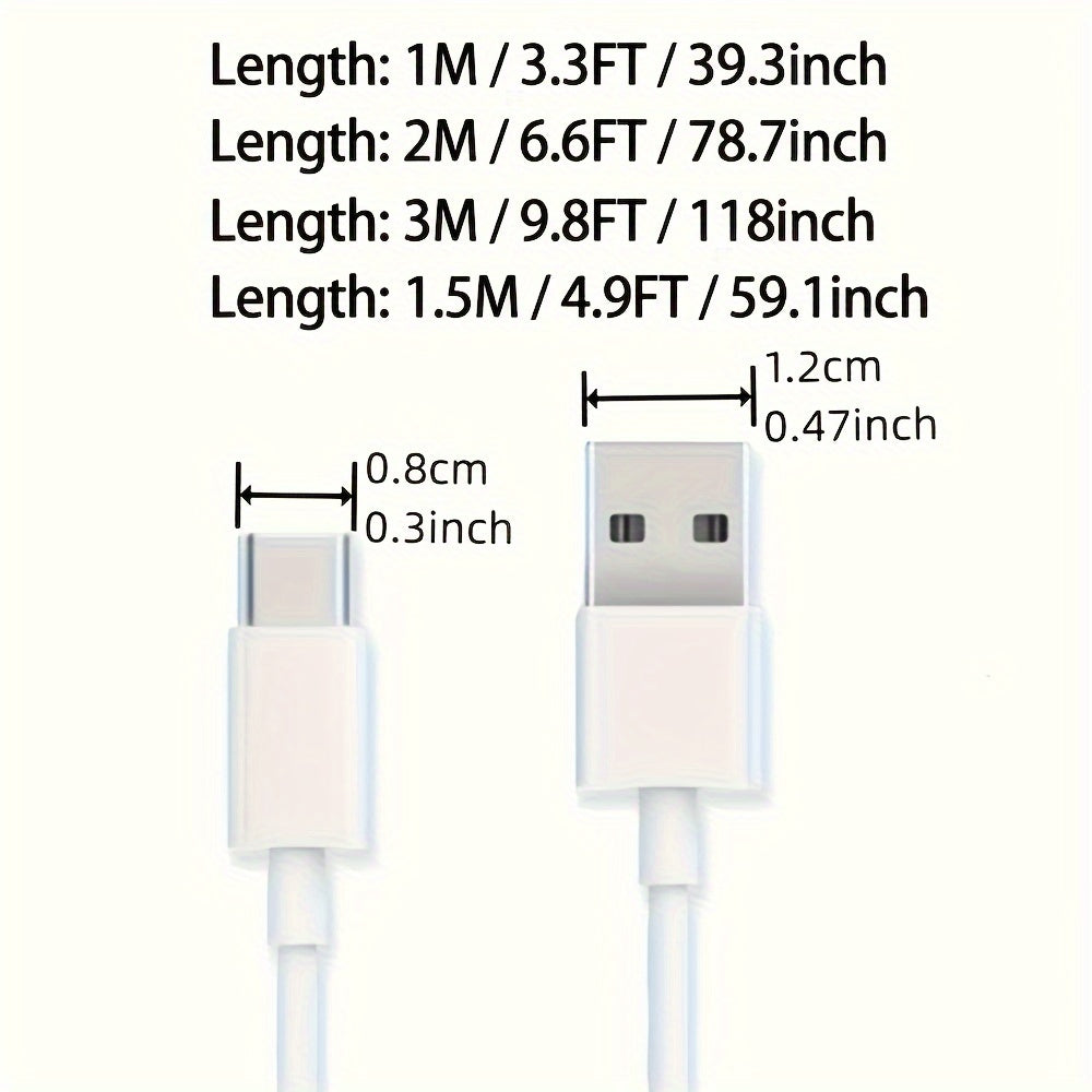 USB-C Charging Cable 120W Fast Charging for Xiaomi Mi9 Oppo VOOC